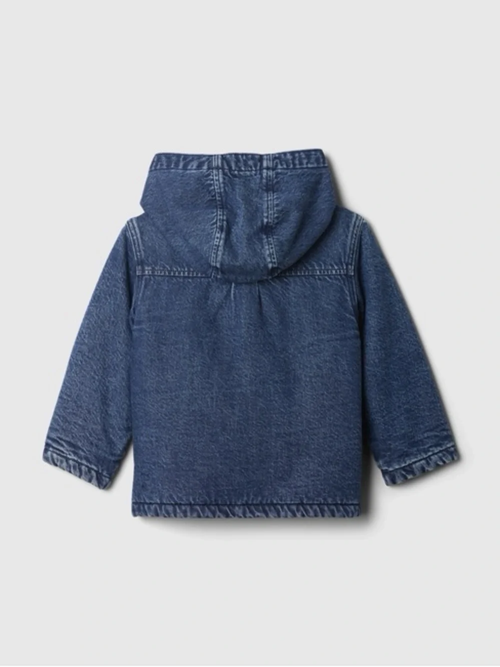 GAP X Paddington Kids Blue Denim coat with Red fleece Lining